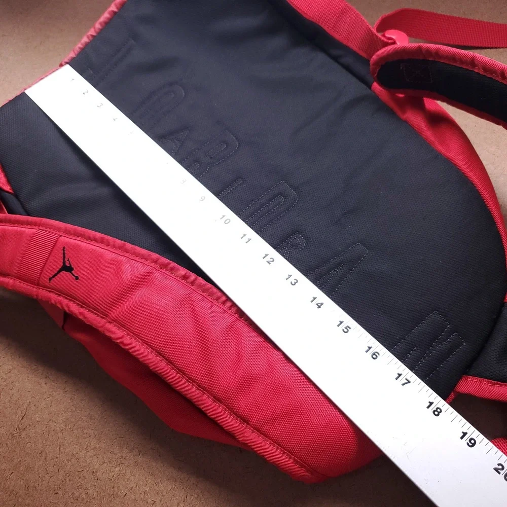 Air Jordan Jumpman Backpack Book Bag Red Large School Athletic Travel Gym
